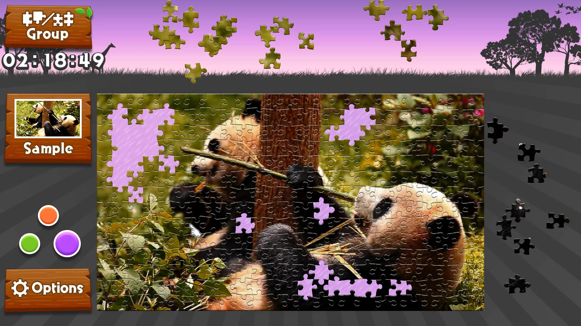 Изображение игры: Wild Animals - Animated Jigsaws