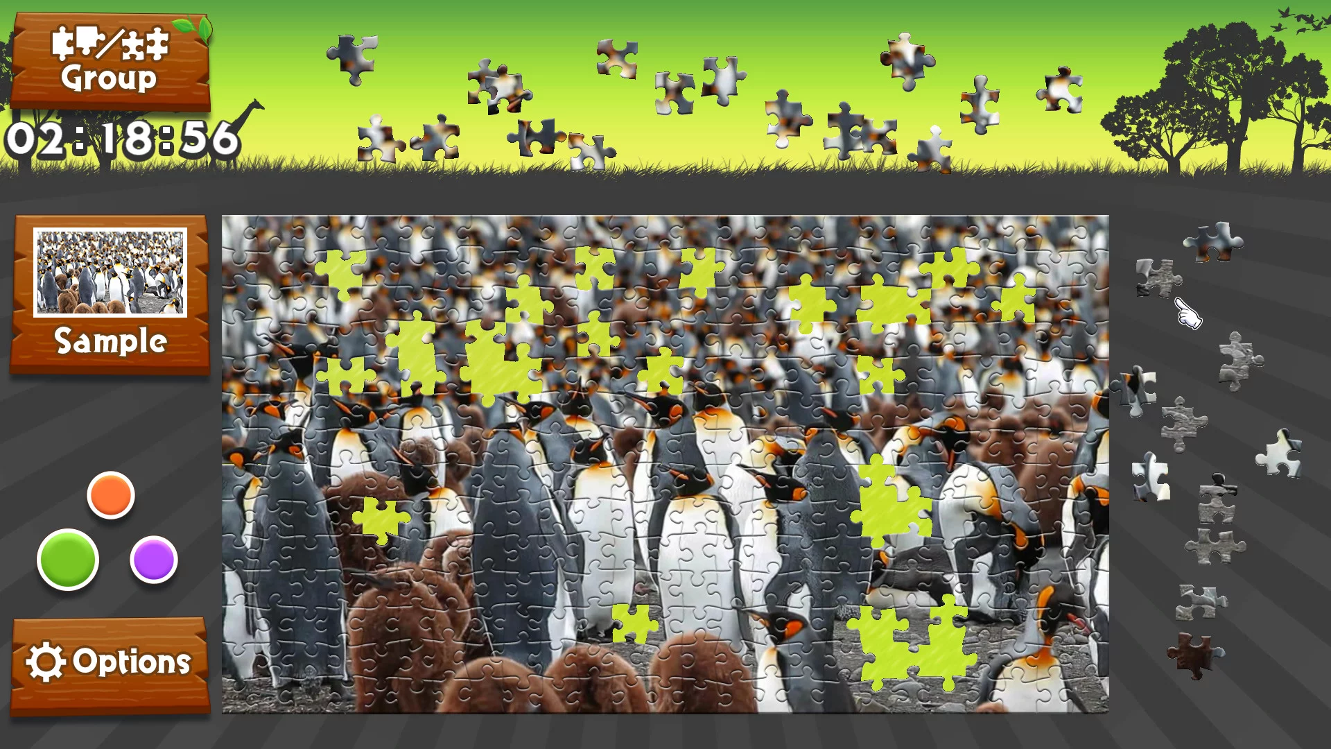 Изображение игры: Wild Animals - Animated Jigsaws
