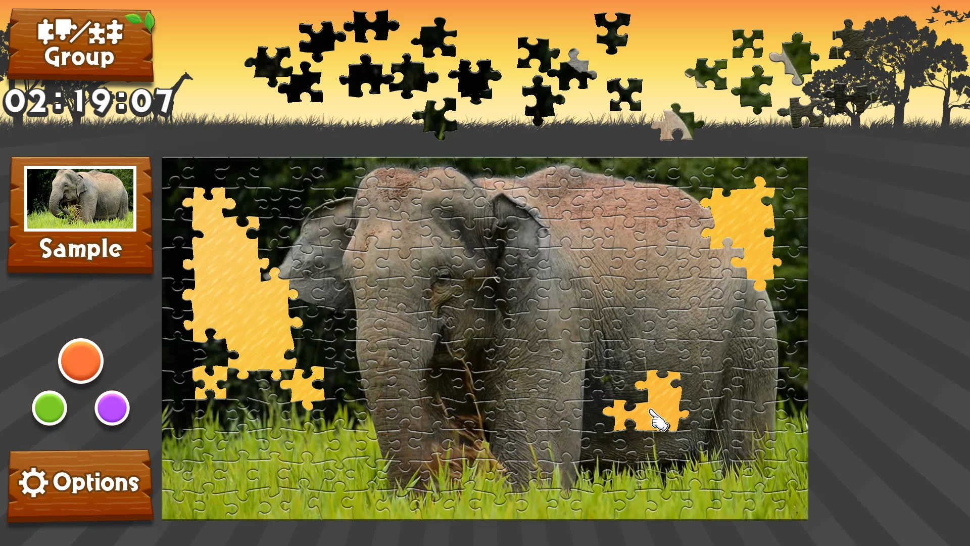 Изображение игры: Wild Animals - Animated Jigsaws