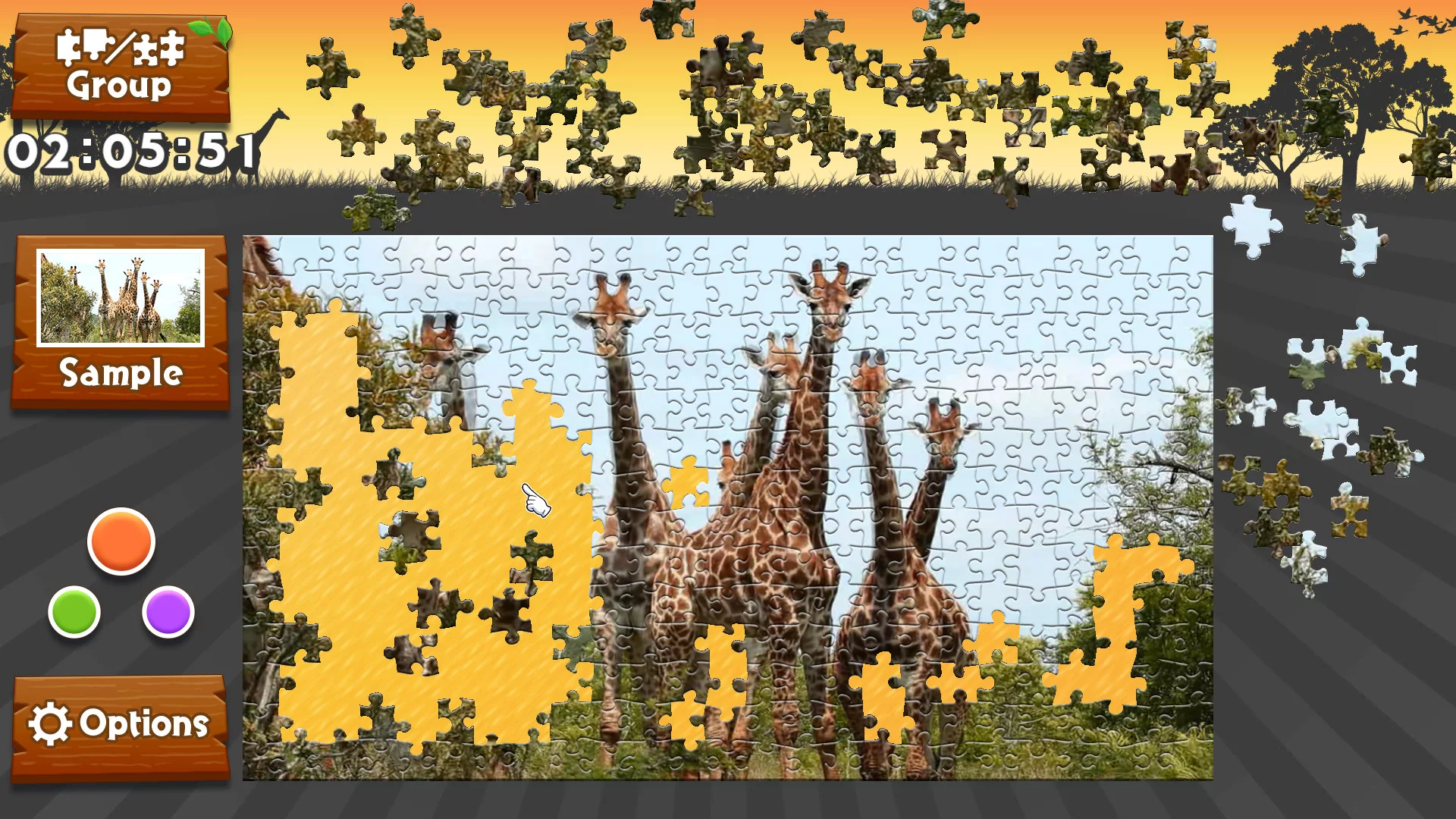 Изображение игры: Wild Animals - Animated Jigsaws