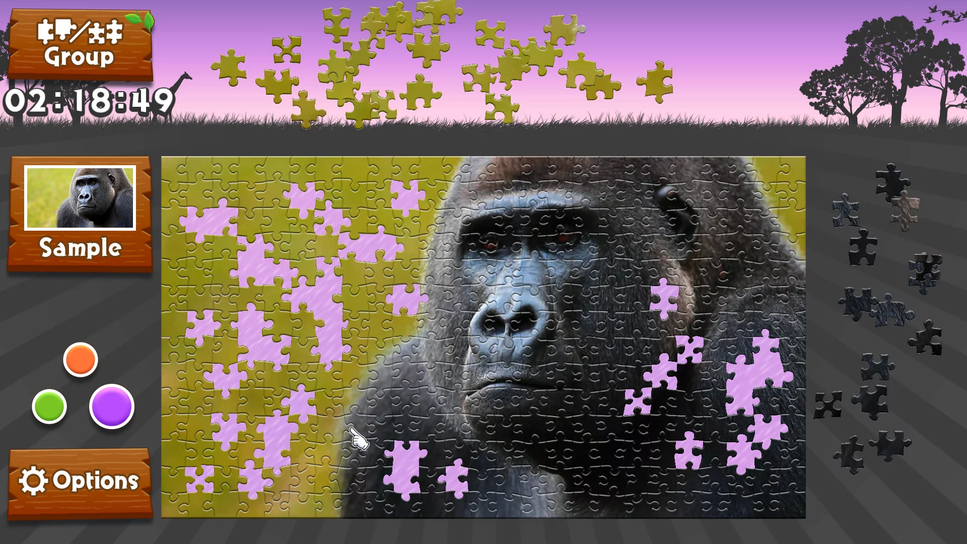 Изображение игры: Wild Animals - Animated Jigsaws