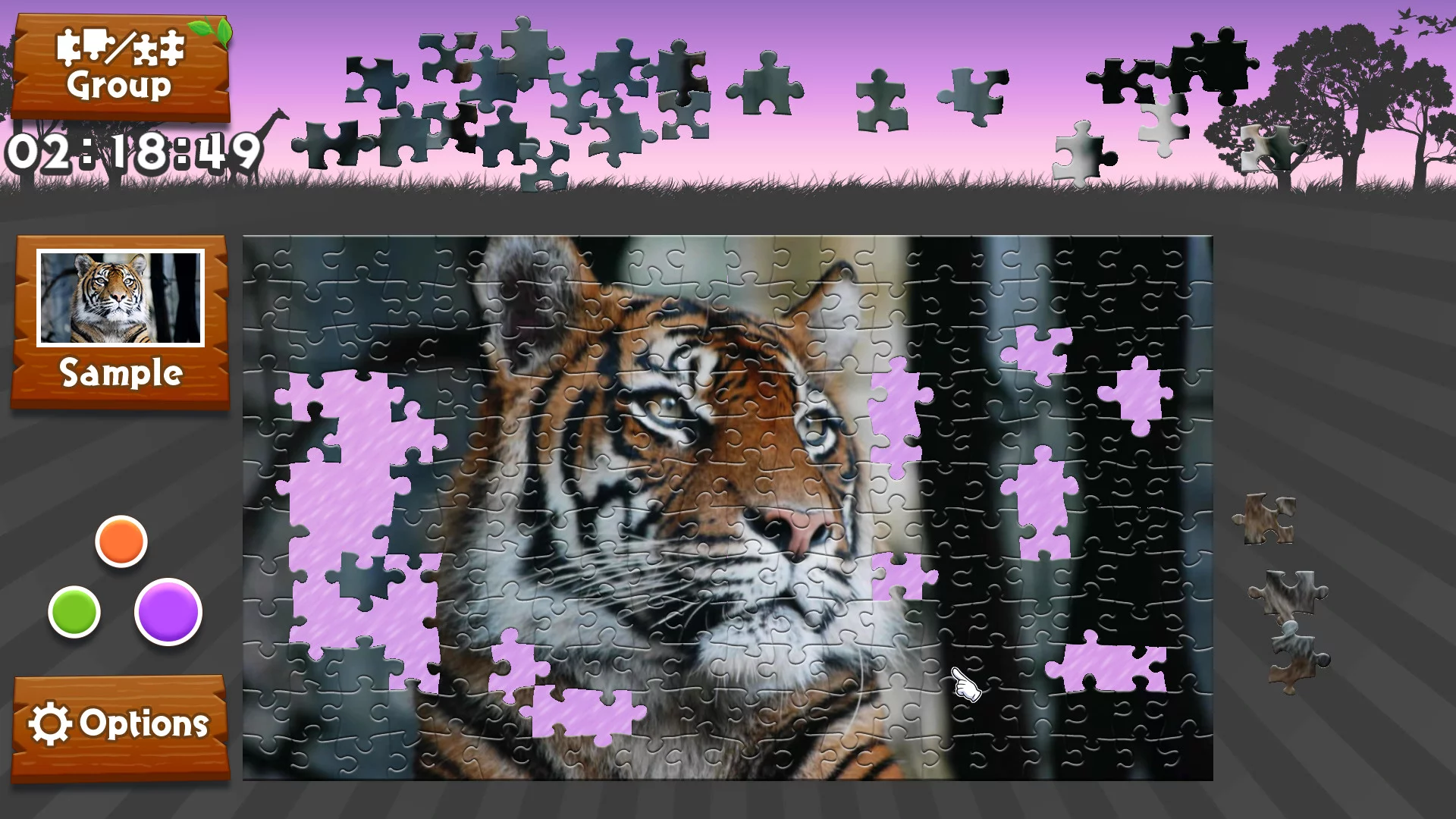 Изображение игры: Wild Animals - Animated Jigsaws