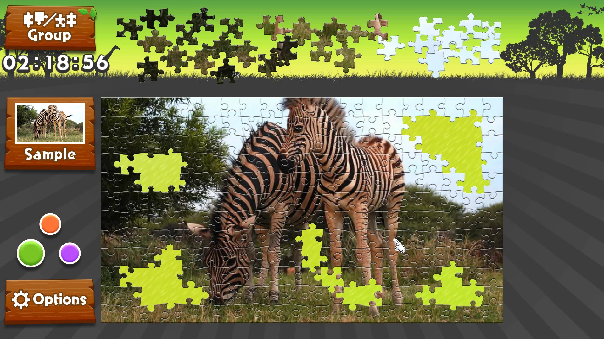 Изображение игры: Wild Animals - Animated Jigsaws
