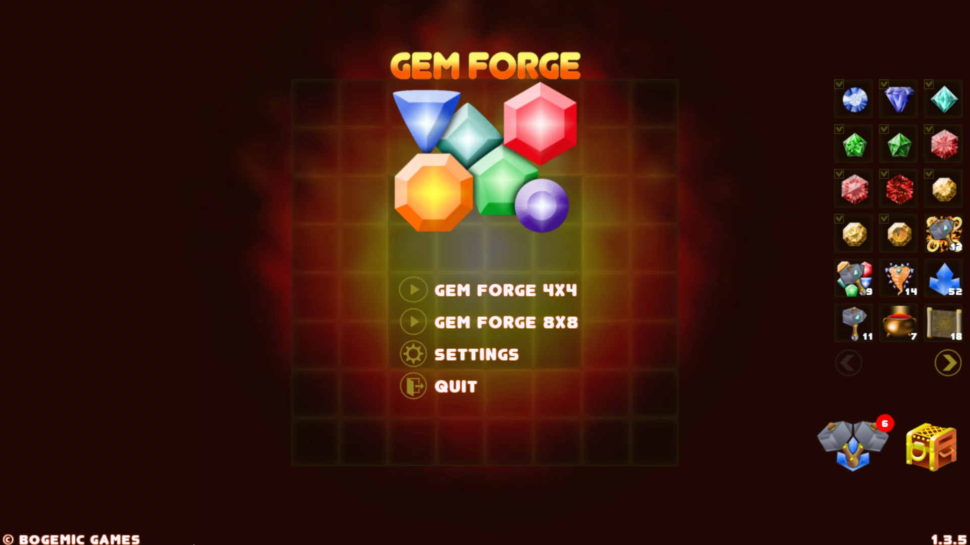 Изображение игры: Gem Forge