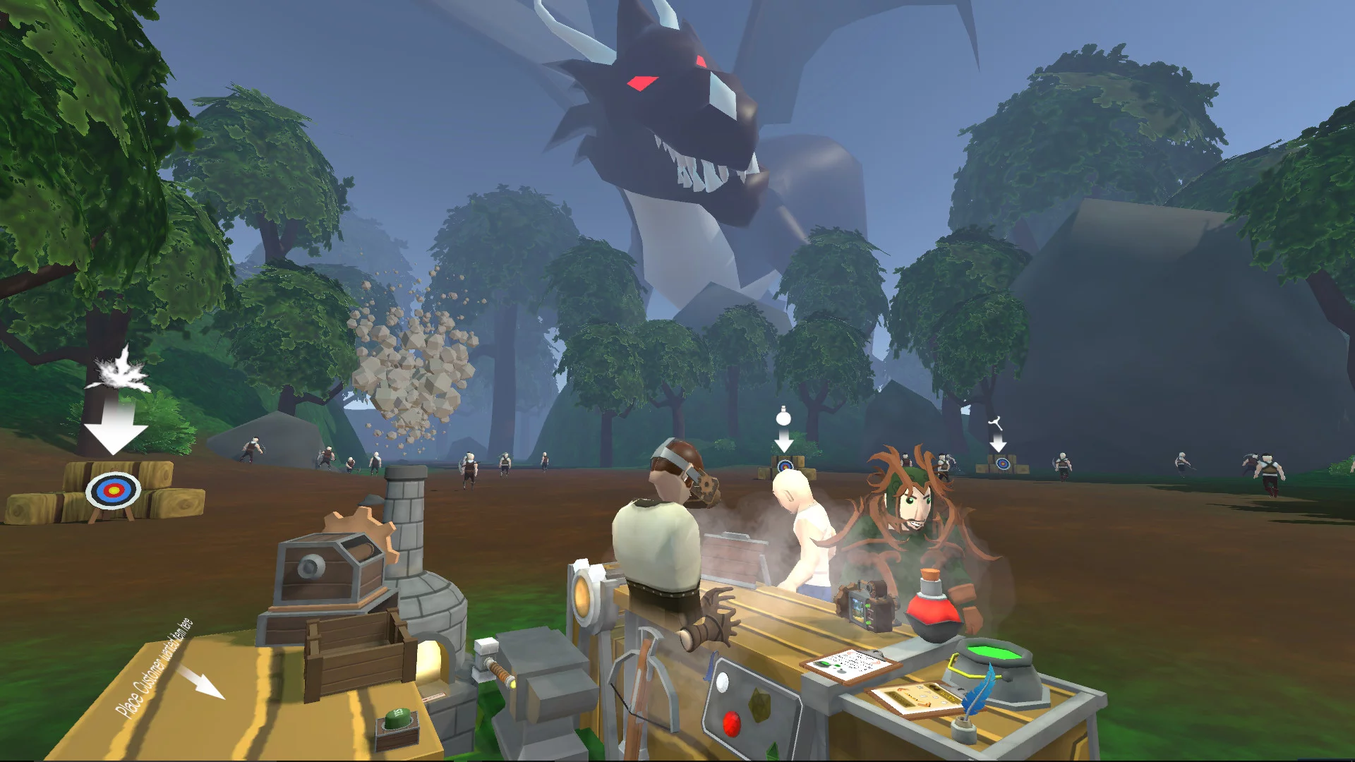 Изображение игры: Craft Keep VR