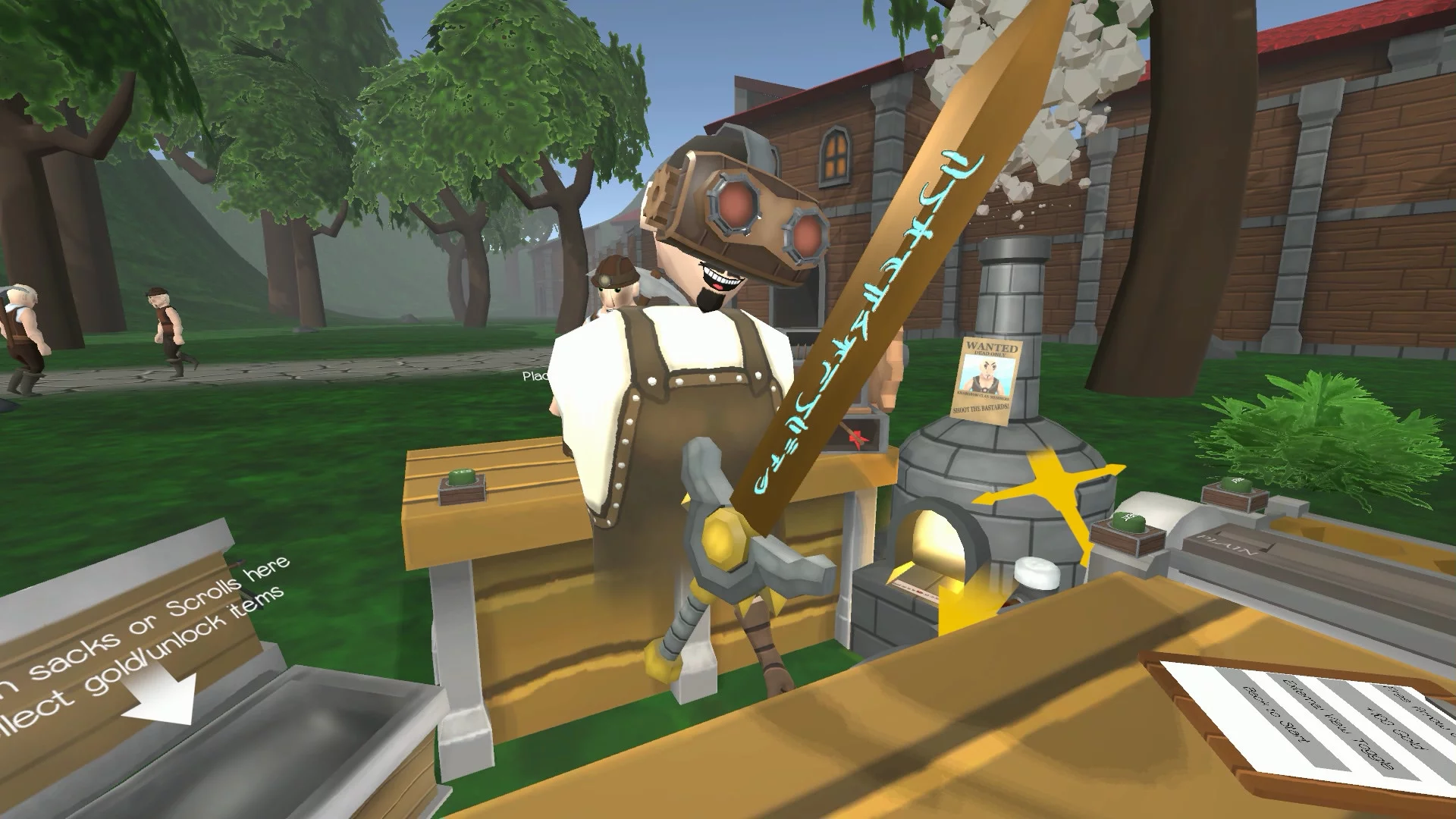 Изображение игры: Craft Keep VR