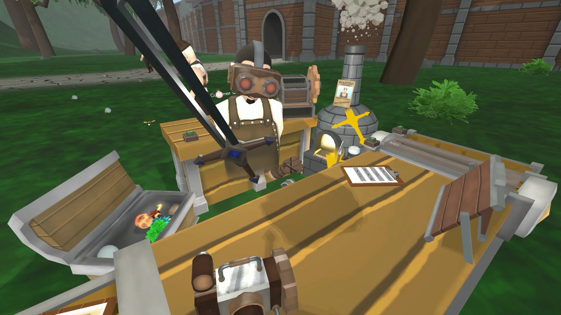 Изображение игры: Craft Keep VR