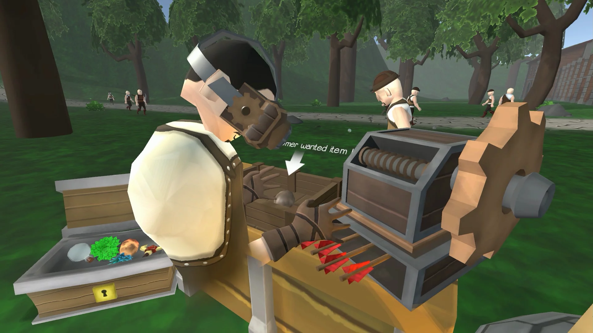 Изображение игры: Craft Keep VR
