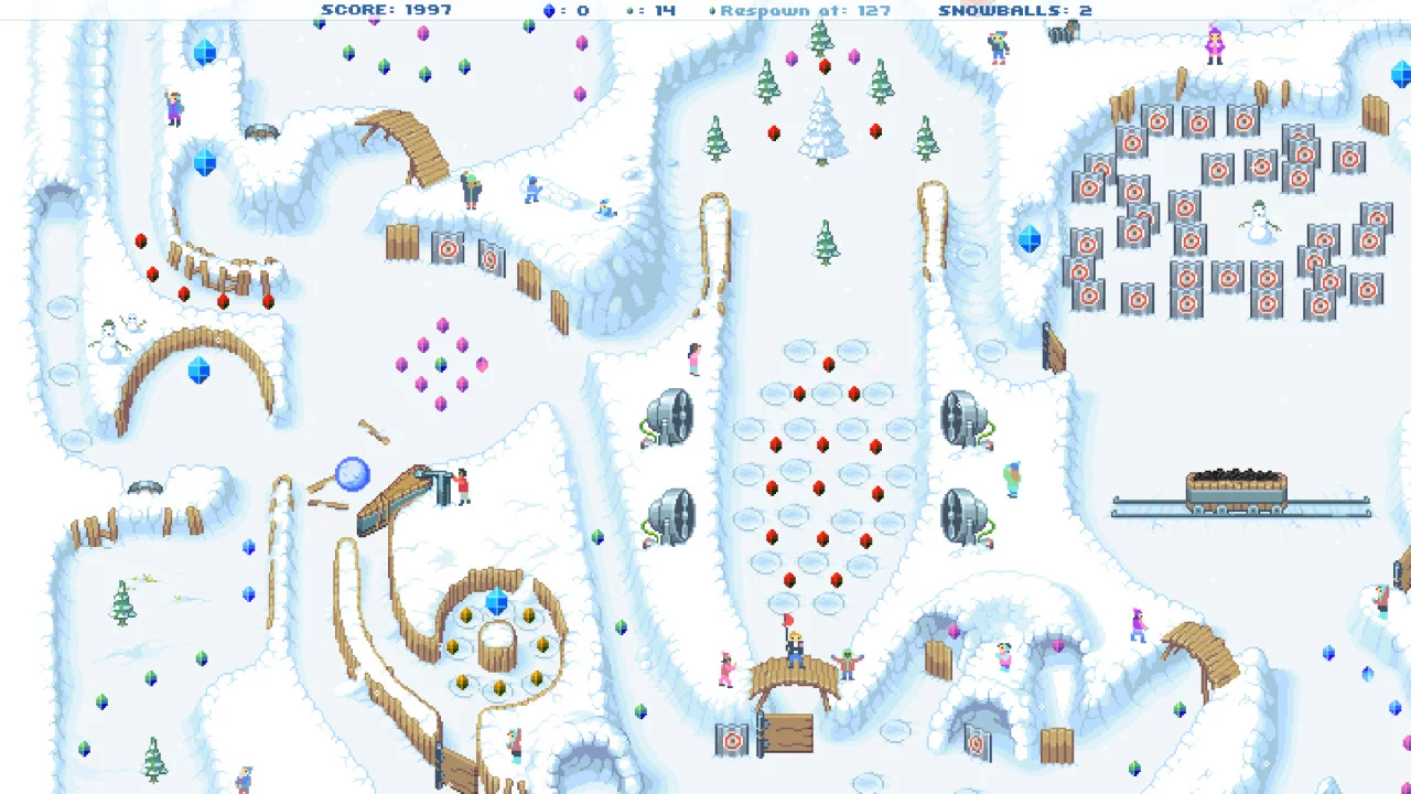 Изображение игры: Snowball!