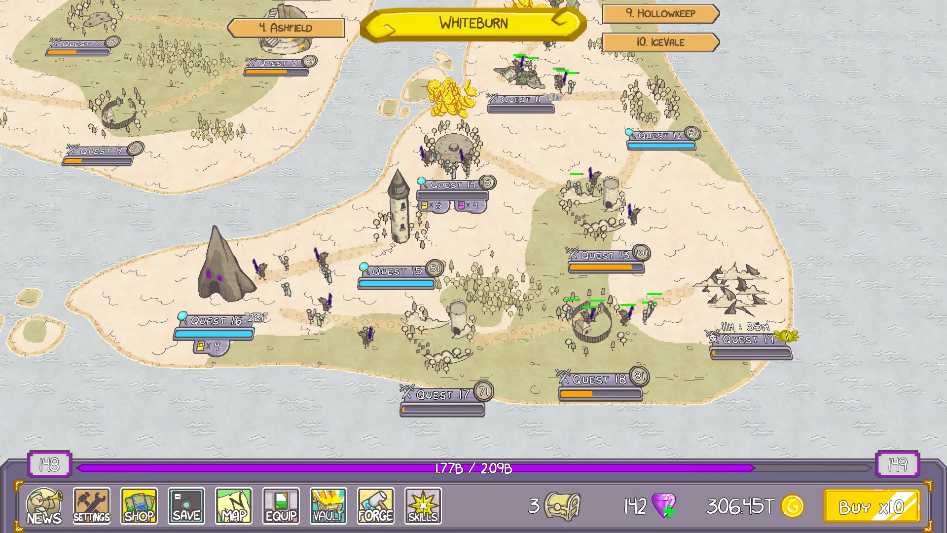 Изображение игры: Guild Quest