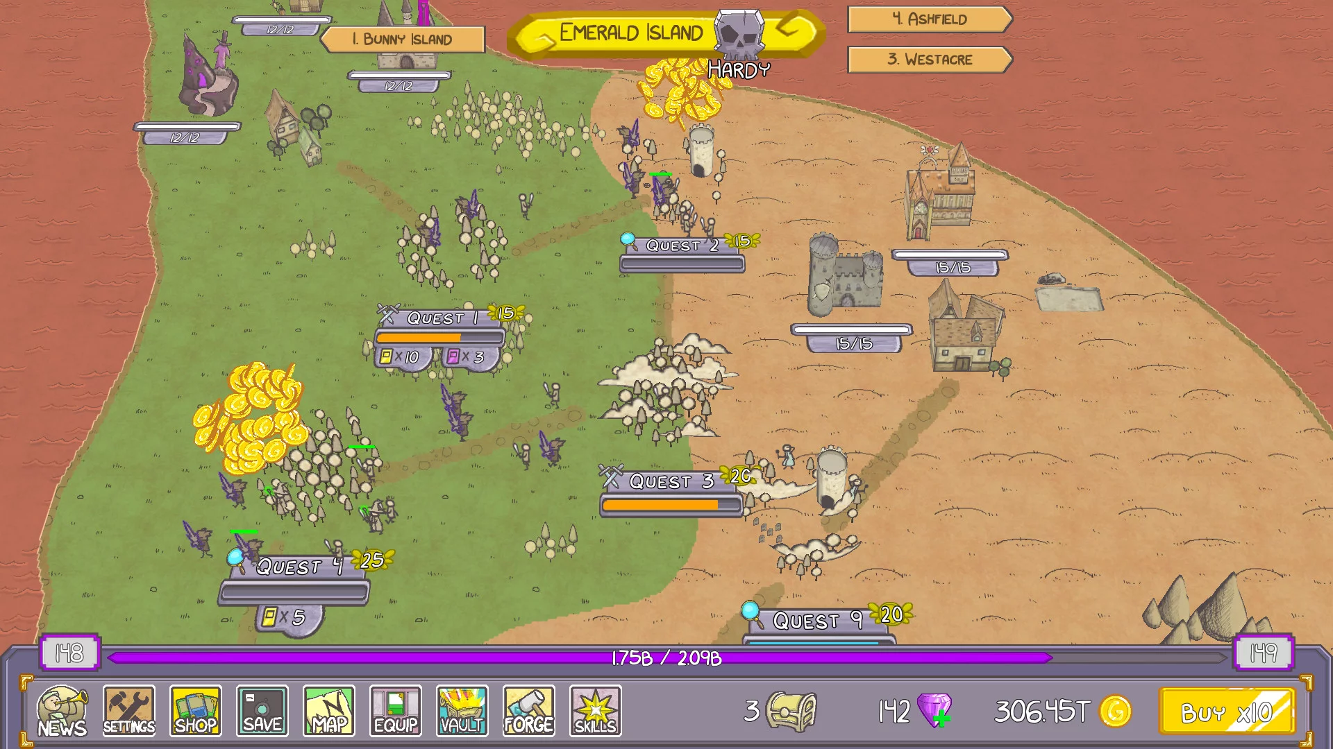 Изображение игры: Guild Quest
