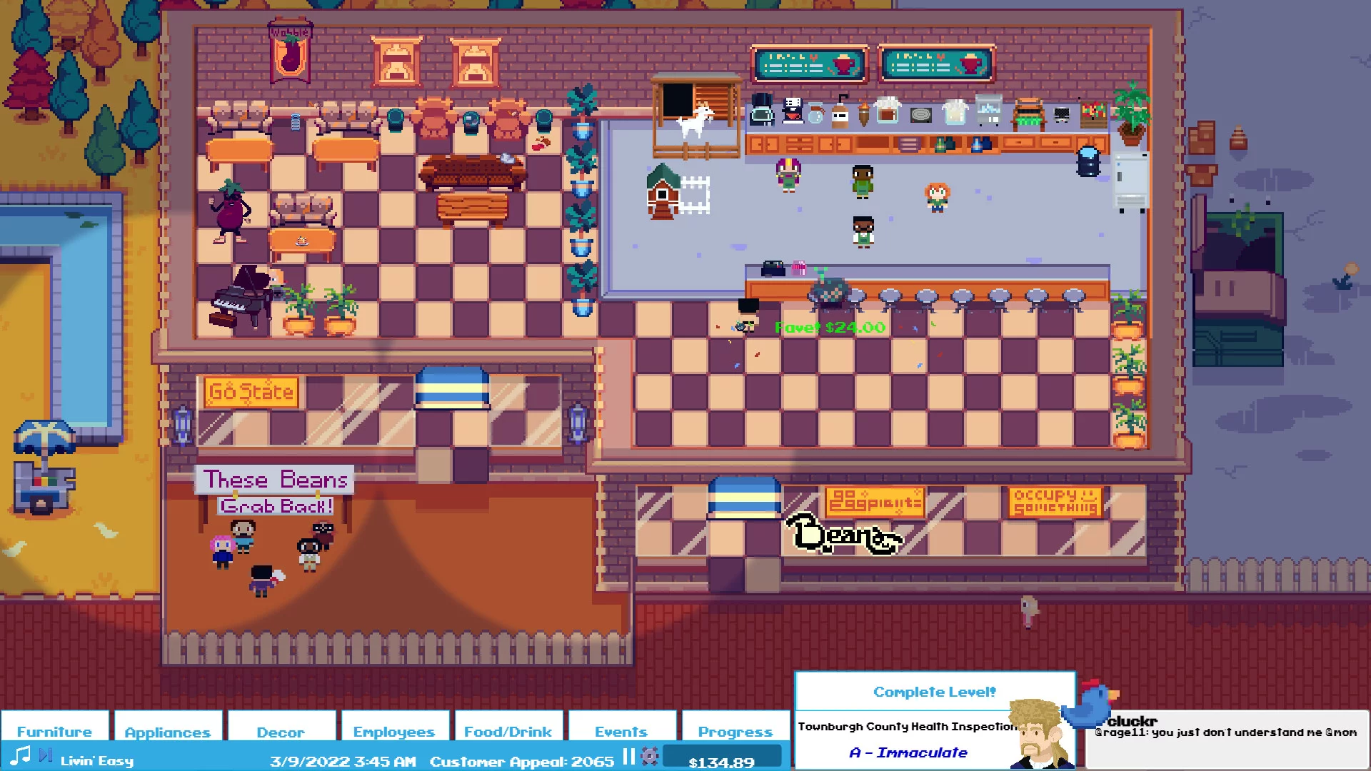 Изображение игры: Beans: The Coffee Shop Simulator