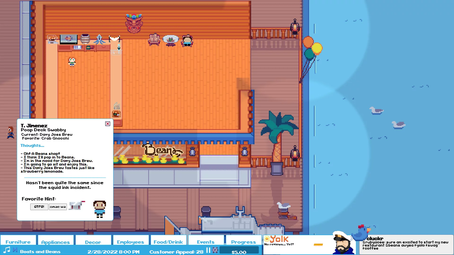 Изображение игры: Beans: The Coffee Shop Simulator