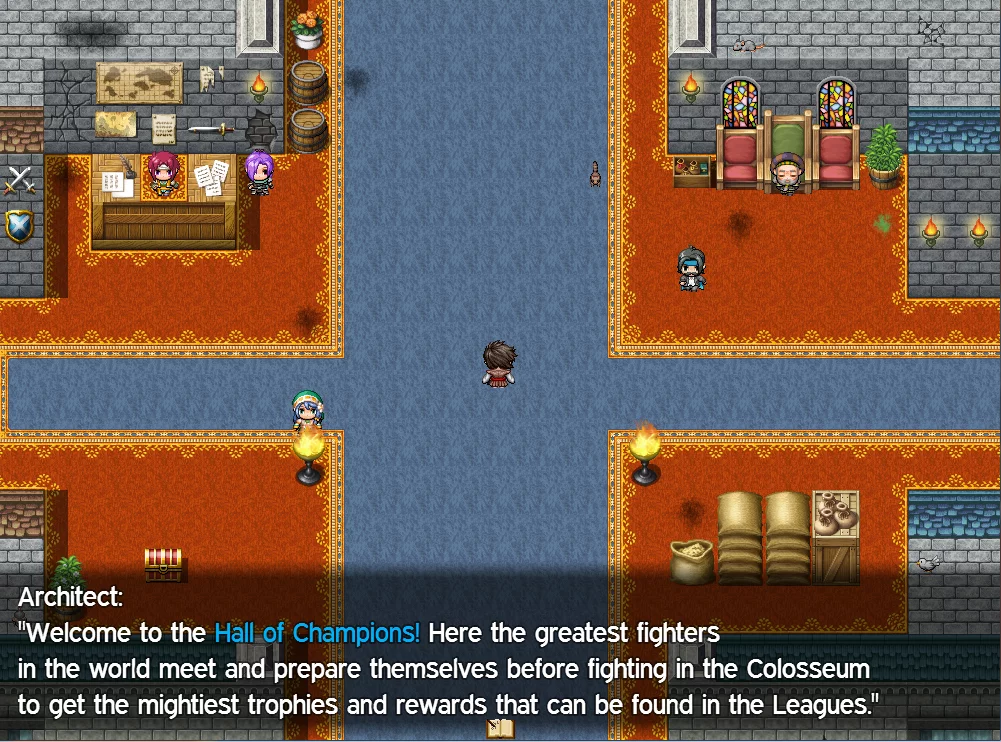 Изображение игры: RPG Fighter League