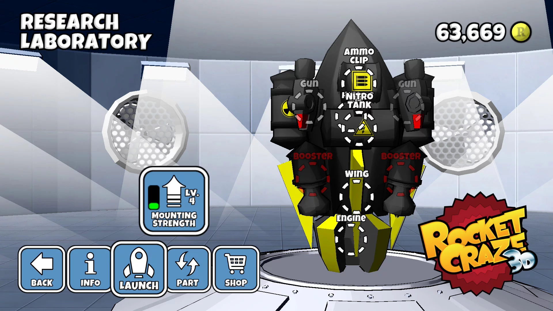 Изображение игры: Rocket Craze 3D