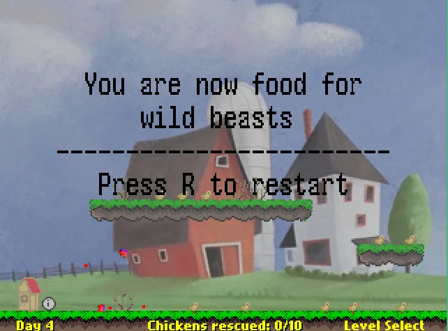 Изображение игры: Rescue your chickens