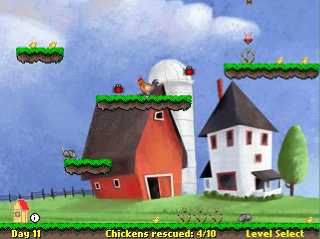 Изображение игры: Rescue your chickens