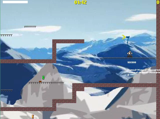Изображение игры: Skater 2D
