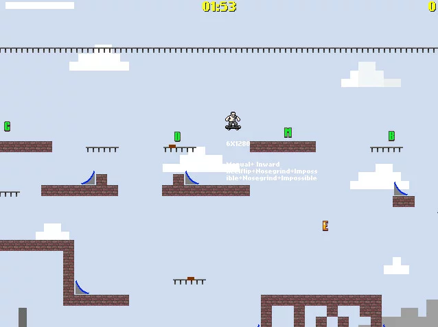 Изображение игры: Skater 2D