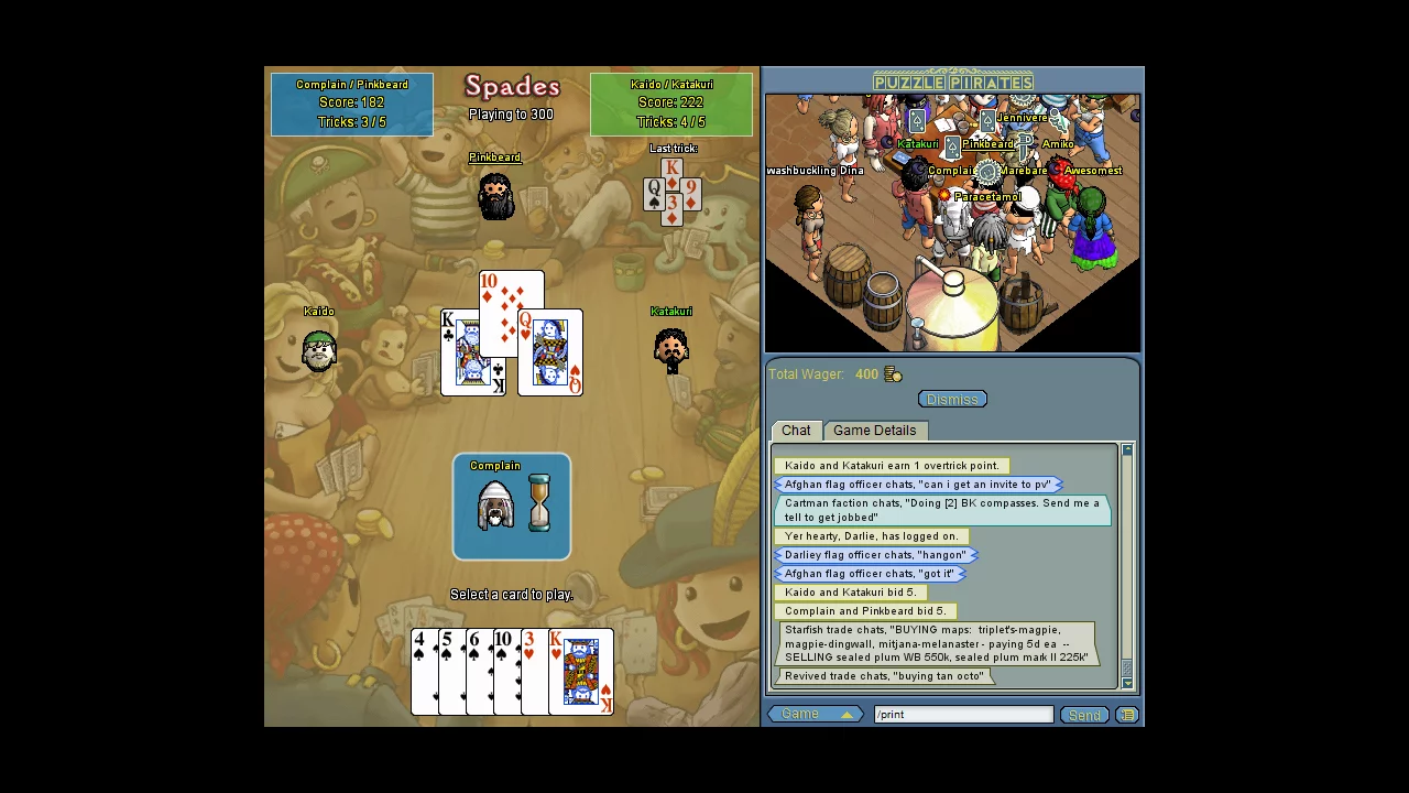 Изображение игры: Puzzle Pirates: Dark Seas