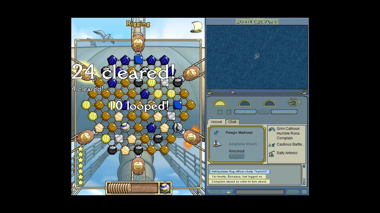 Изображение игры: Puzzle Pirates: Dark Seas
