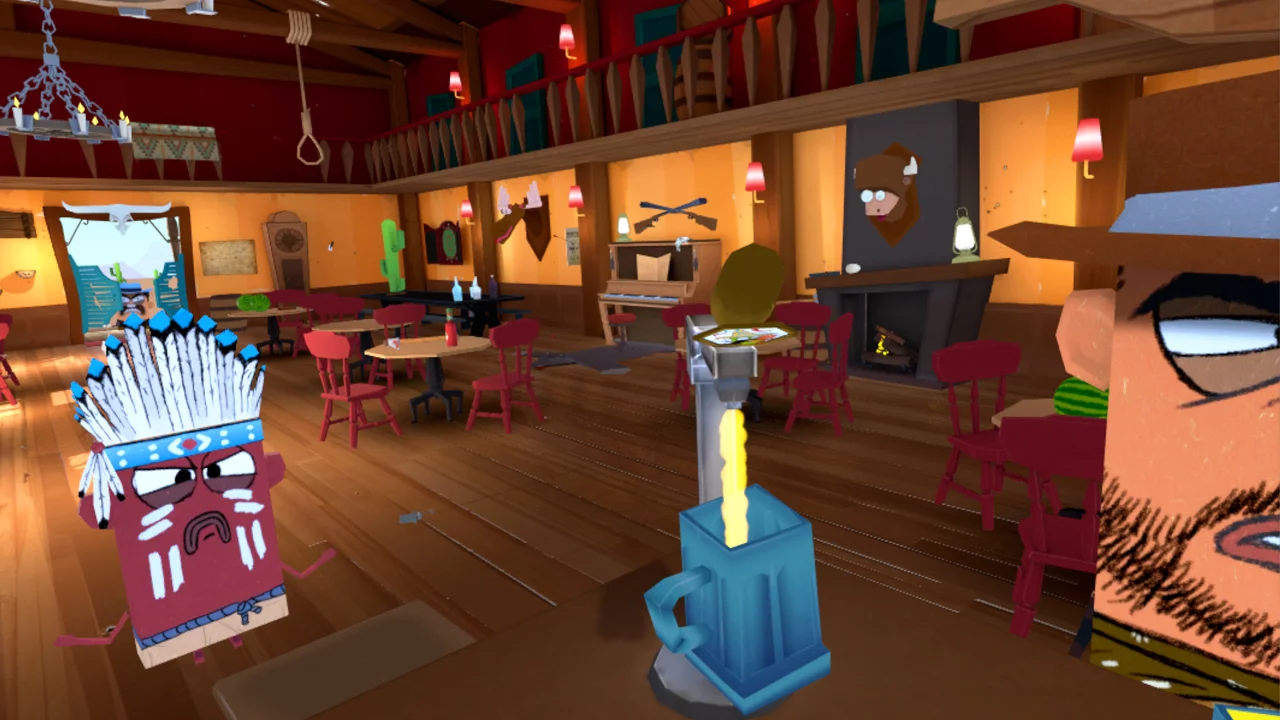 Изображение игры: Crazy Saloon VR
