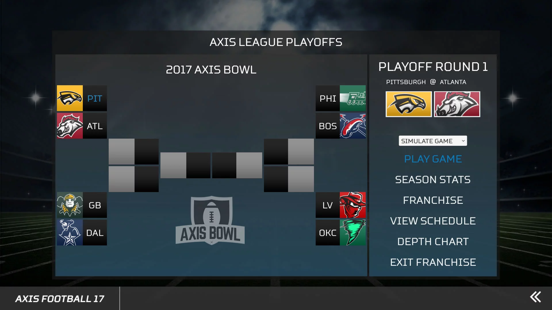 Изображение игры: Axis Football 2017