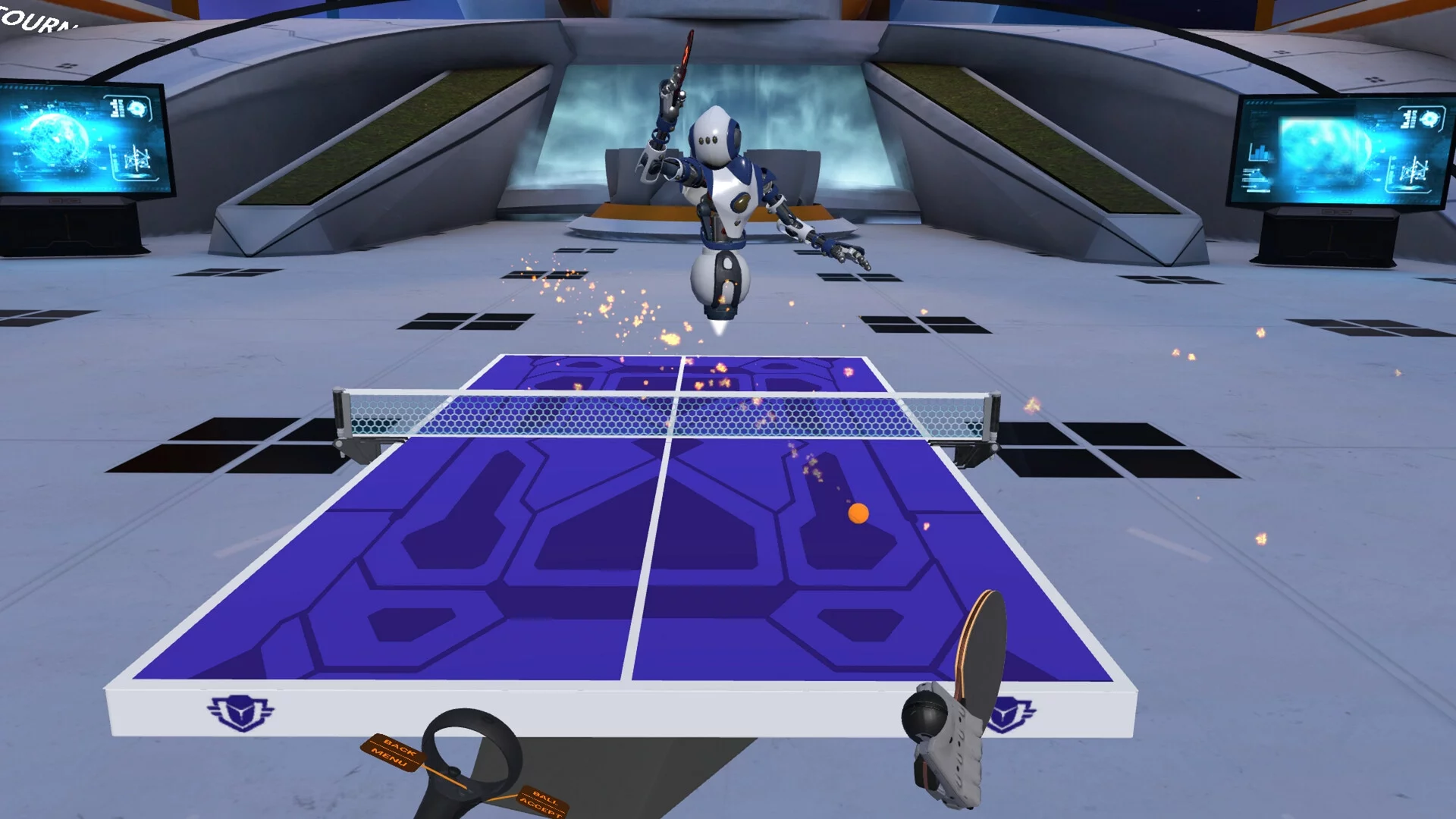 Изображение игры: Racket Fury: Table Tennis VR
