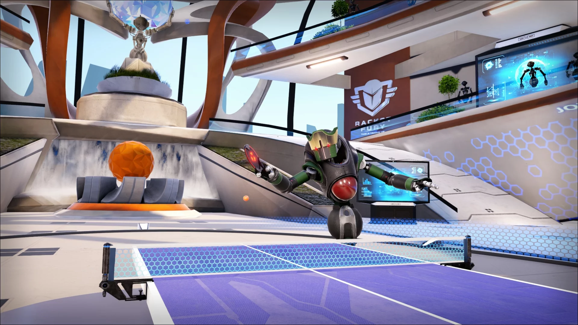 Изображение игры: Racket Fury: Table Tennis VR