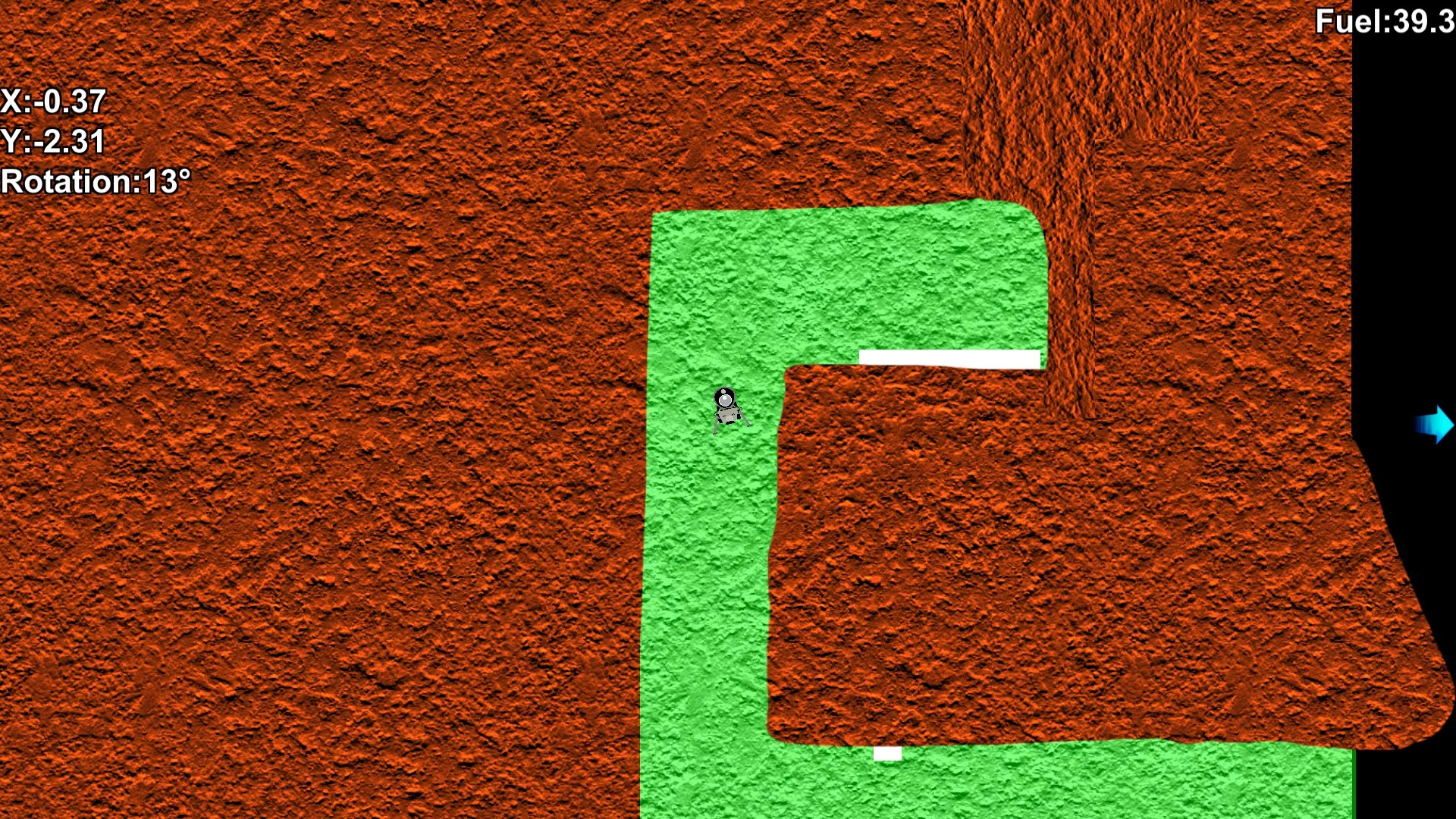 Изображение игры: Galactic Landing