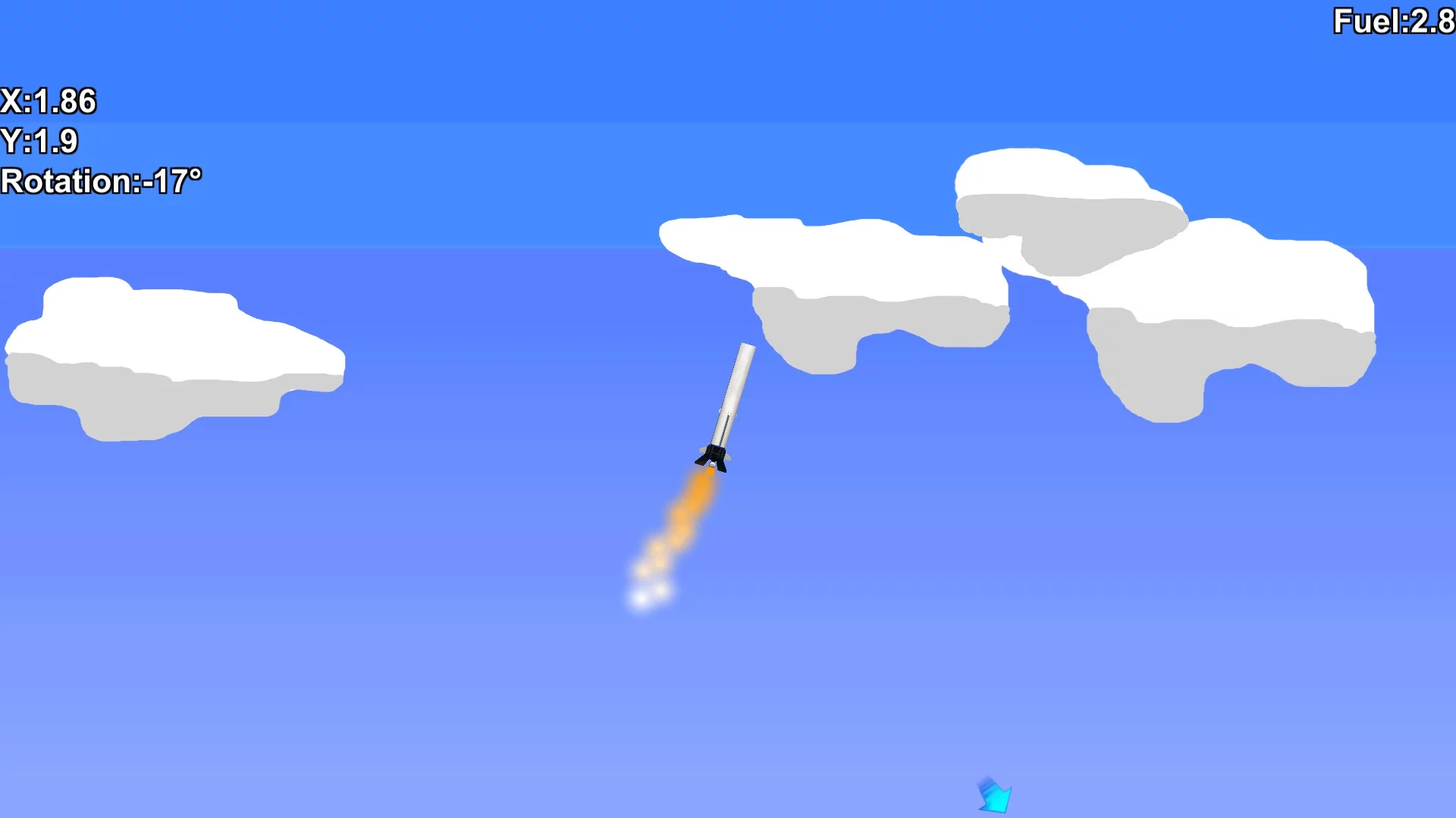 Изображение игры: Galactic Landing