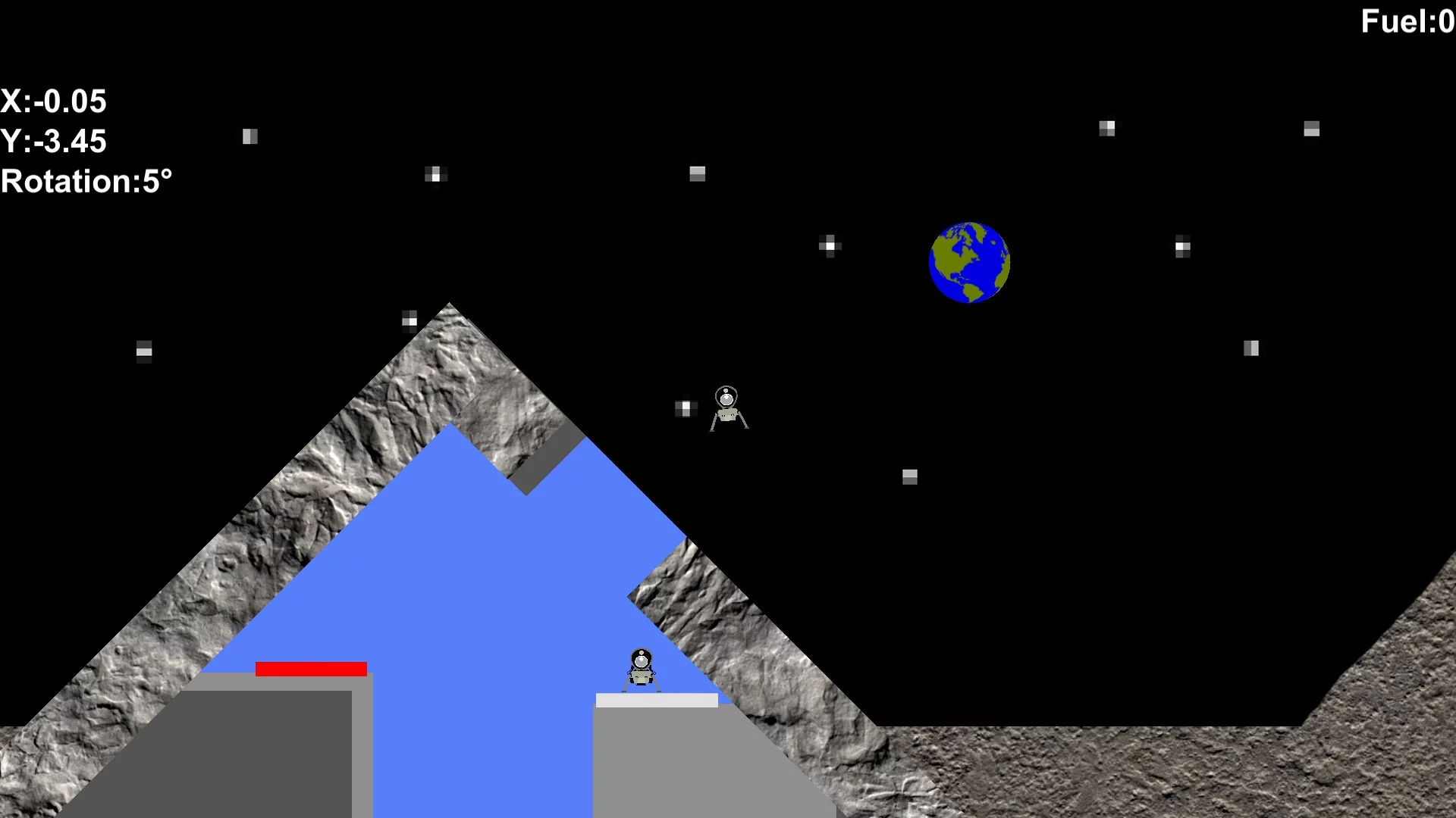 Изображение игры: Galactic Landing