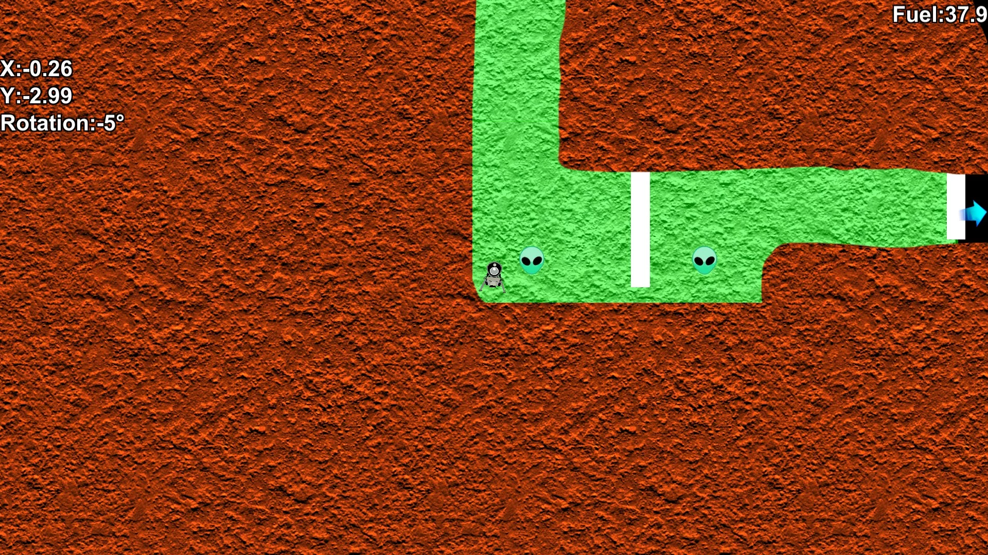Изображение игры: Galactic Landing