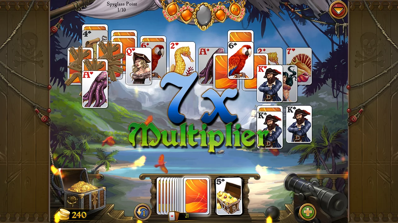 Изображение игры: Seven Seas Solitaire