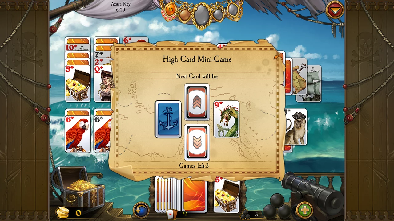 Изображение игры: Seven Seas Solitaire