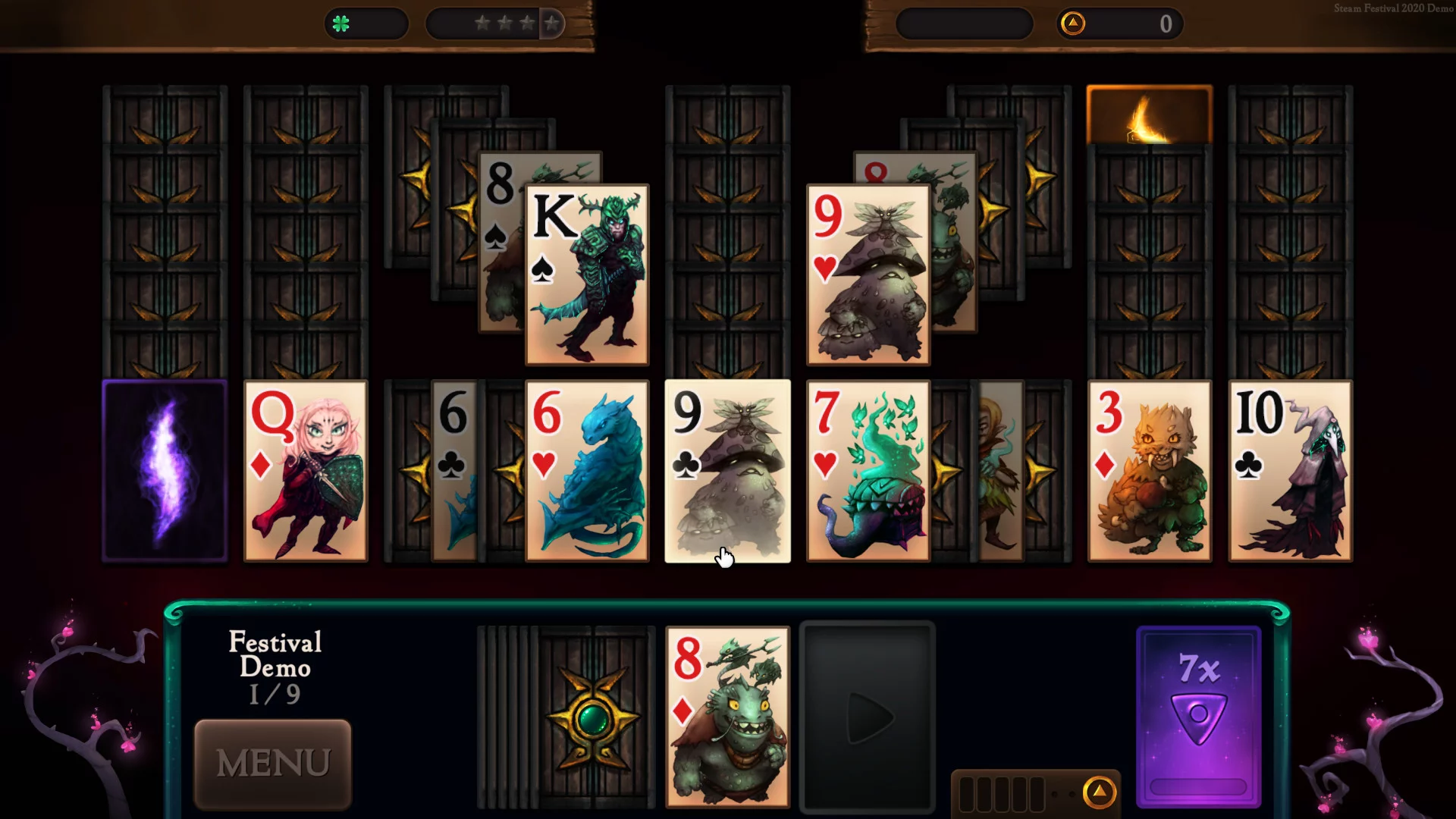 Изображение игры: Faerie Solitaire Dire
