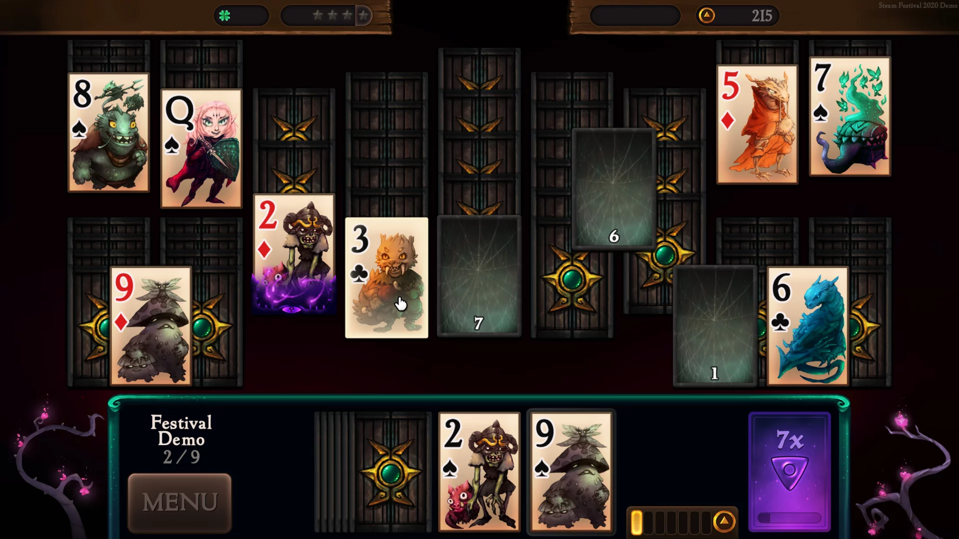 Изображение игры: Faerie Solitaire Dire