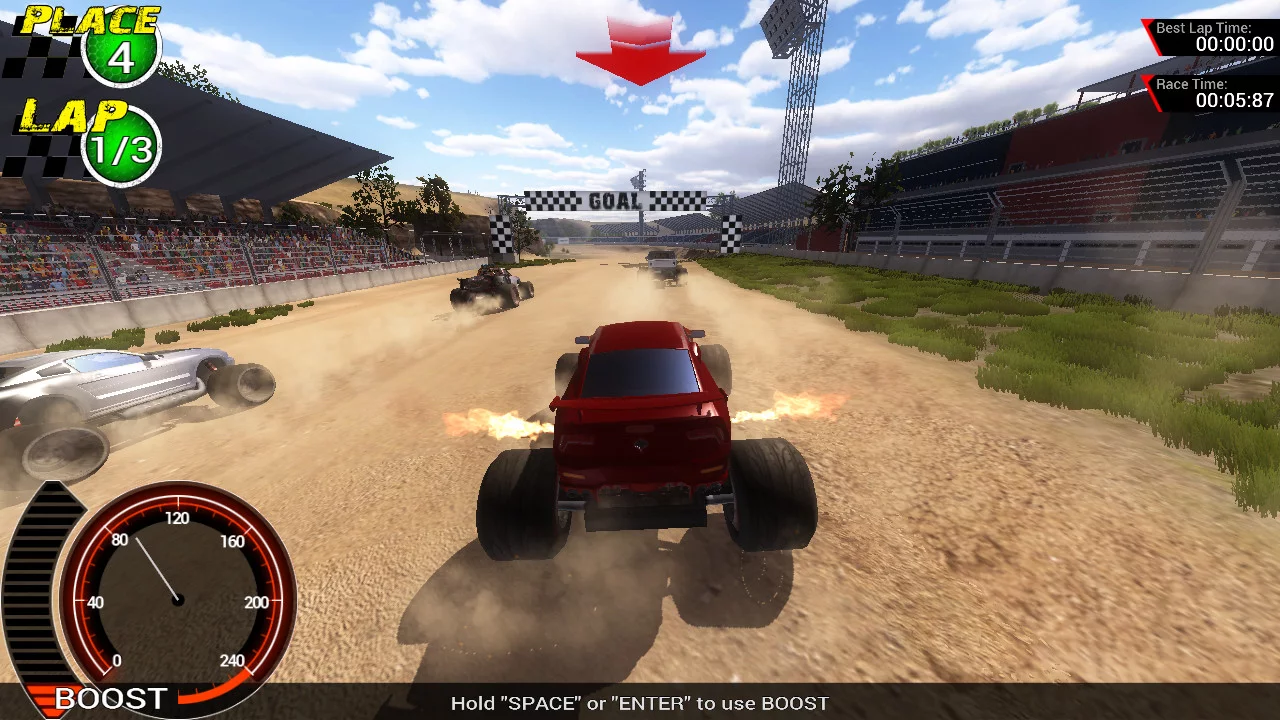 Изображение игры: Off-Road Super Racing