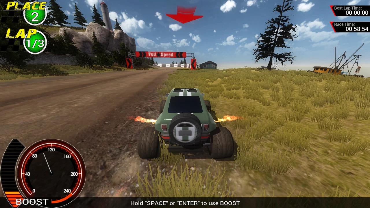 Изображение игры: Off-Road Super Racing