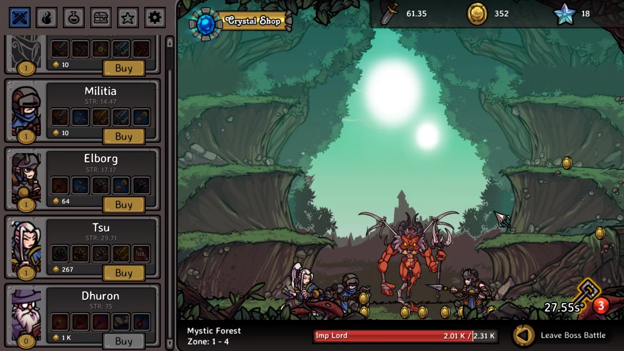 Изображение игры: Clicker Guild
