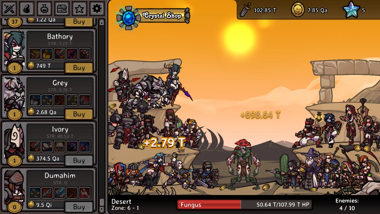 Изображение игры: Clicker Guild