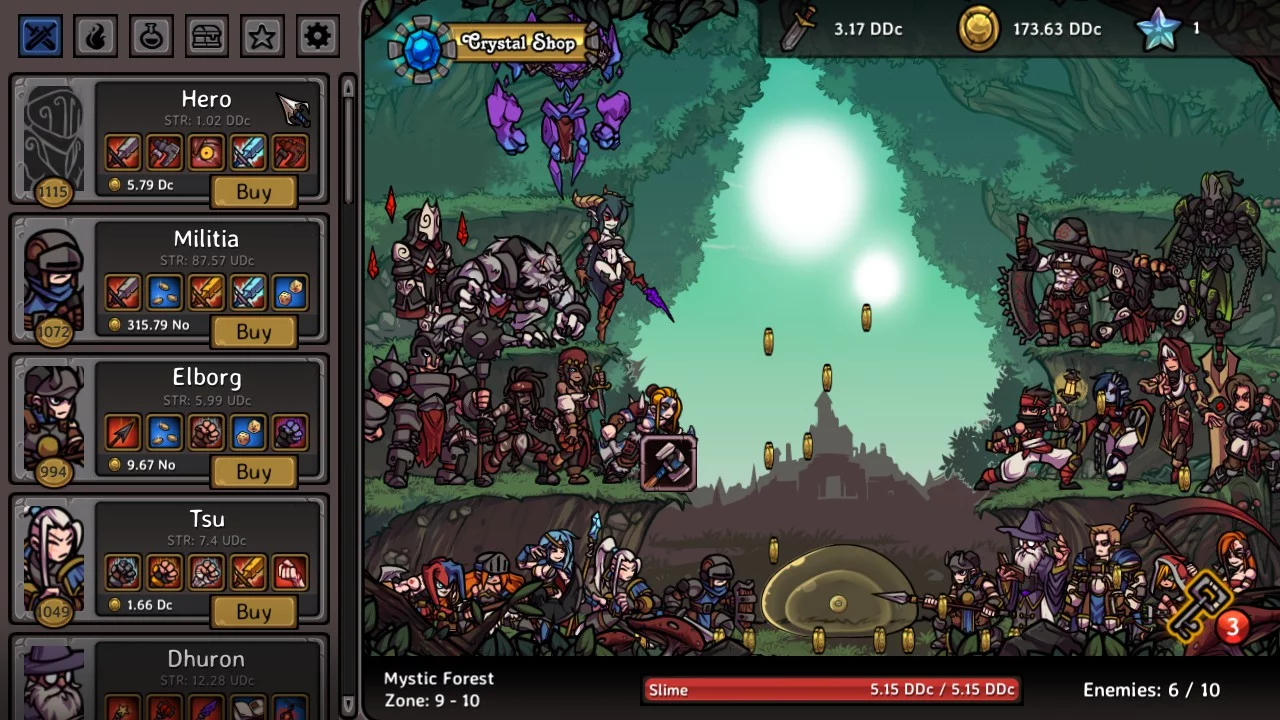 Изображение игры: Clicker Guild
