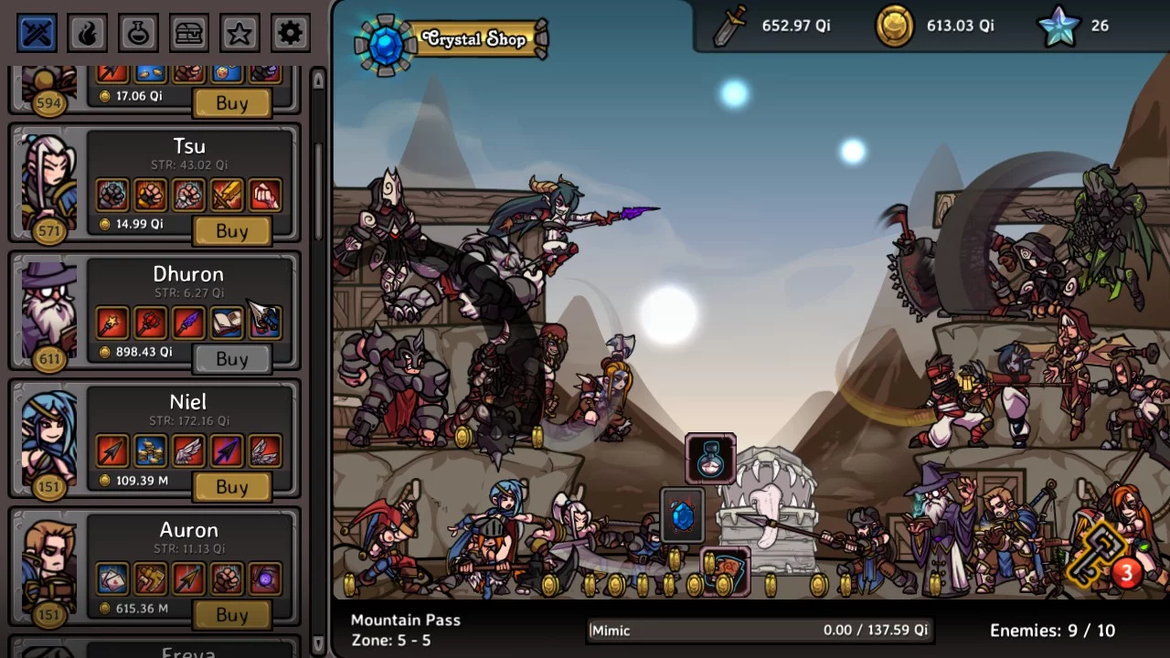Изображение игры: Clicker Guild