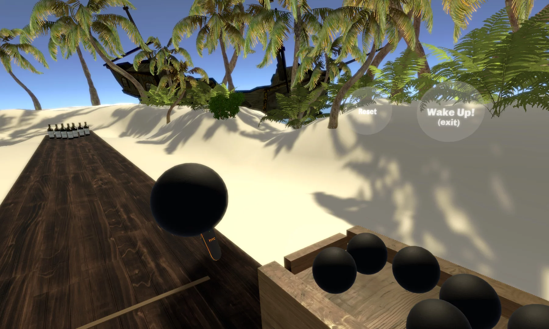 Изображение игры: Beach Bowling Dream VR
