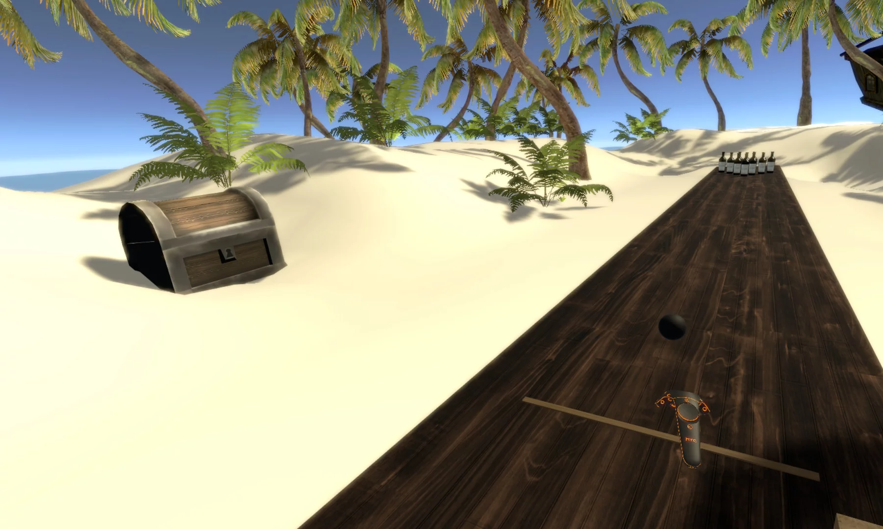 Изображение игры: Beach Bowling Dream VR