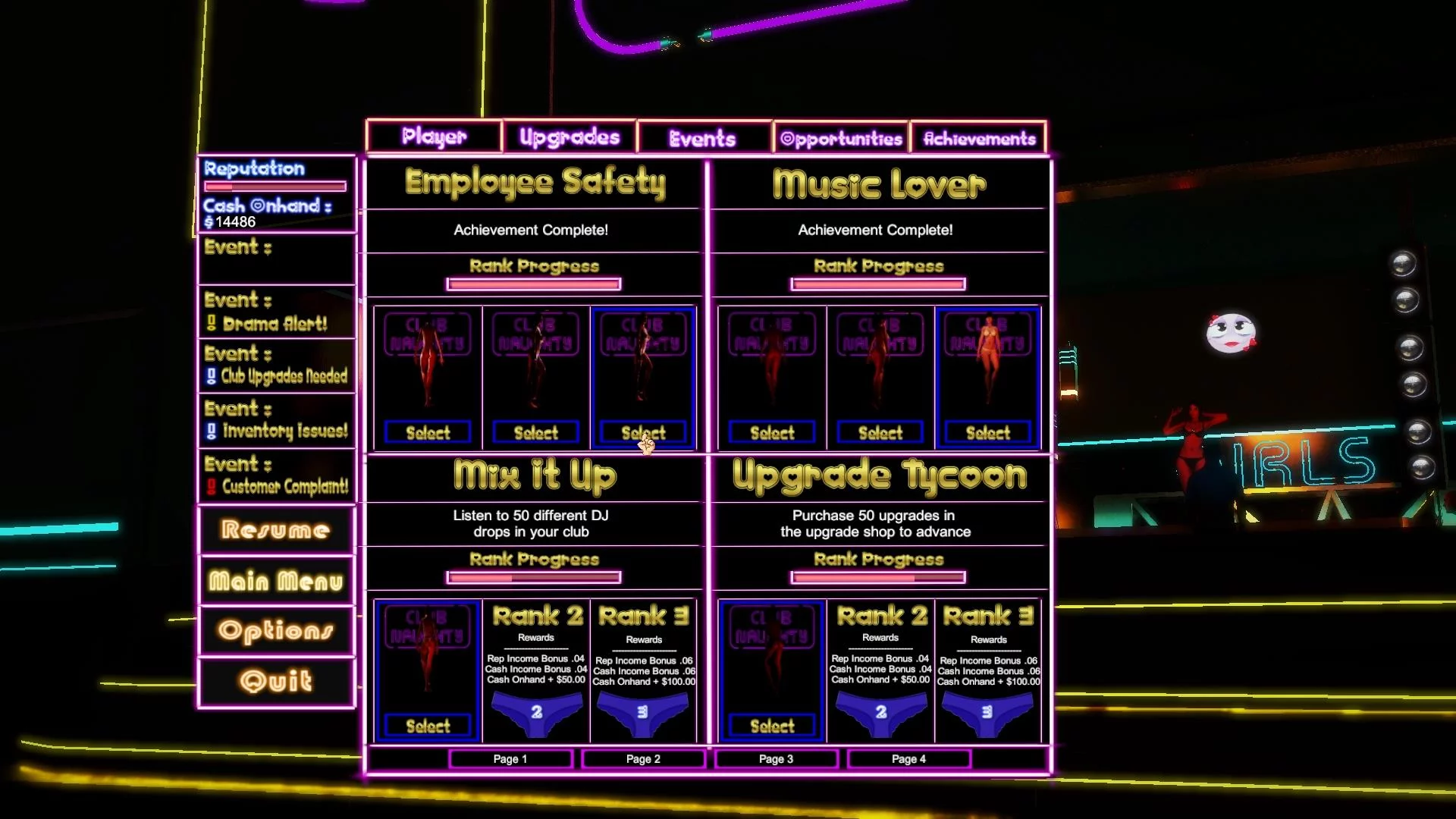 Изображение игры: Club Naughty