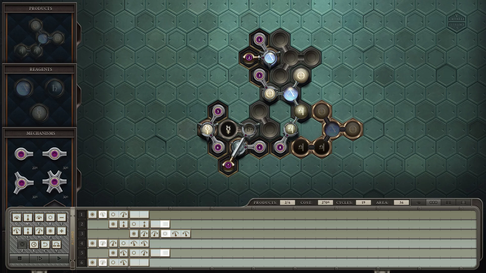 Изображение игры: Opus Magnum