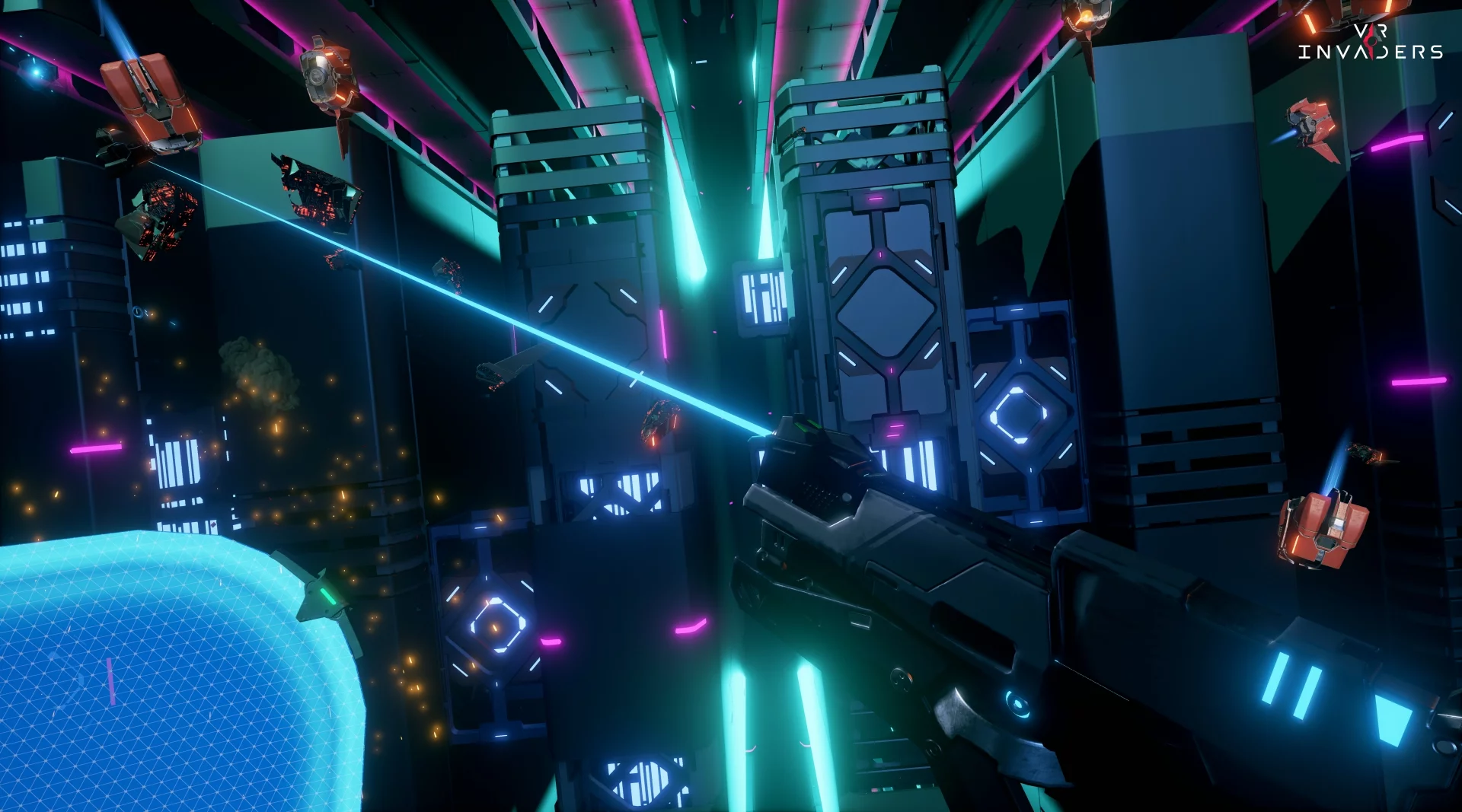 Изображение игры: VR Invaders