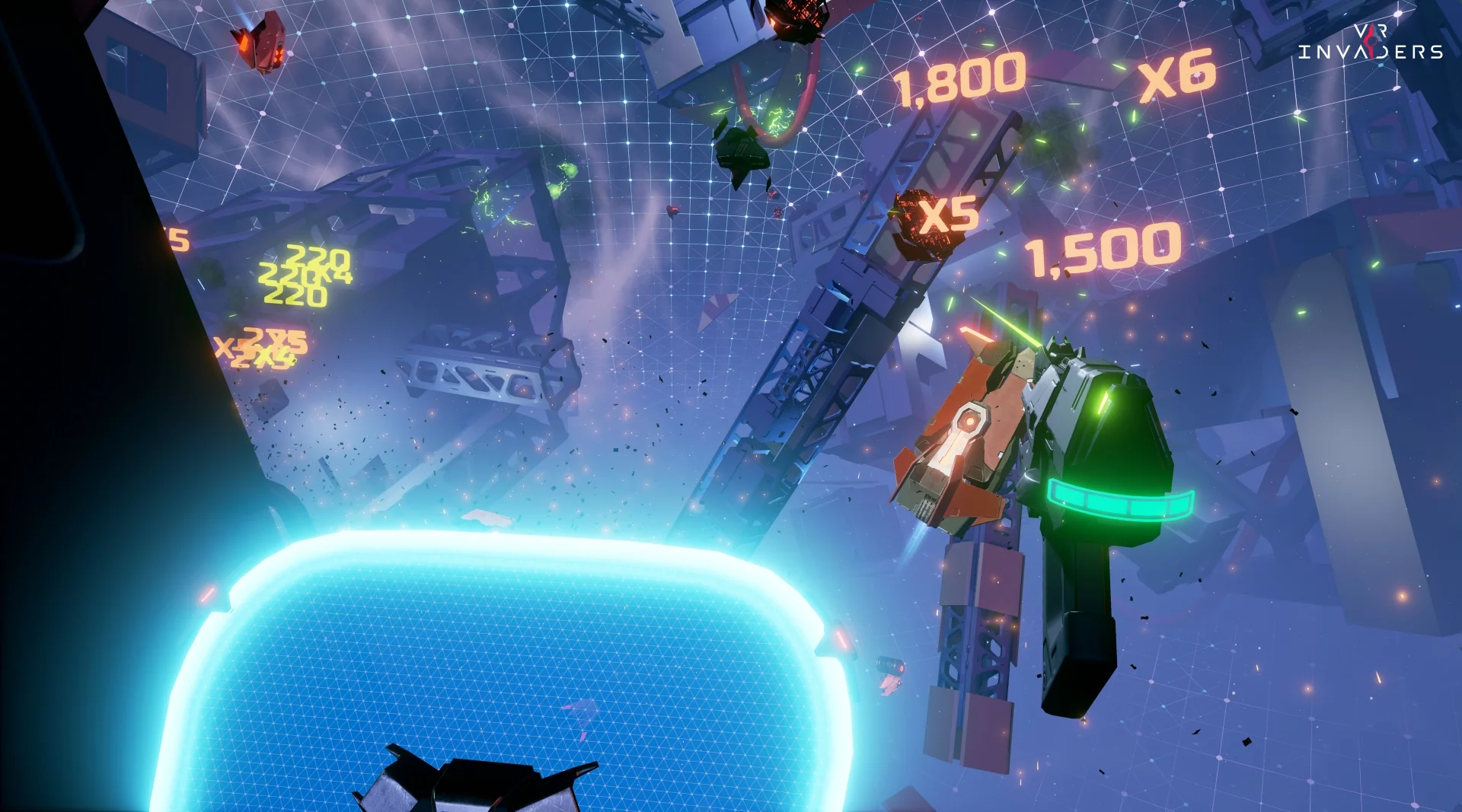 Изображение игры: VR Invaders