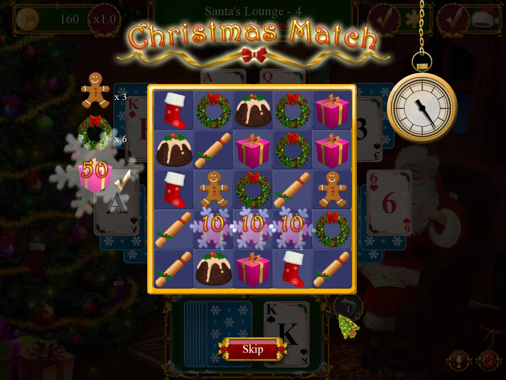 Изображение игры: Santa's Christmas Solitaire